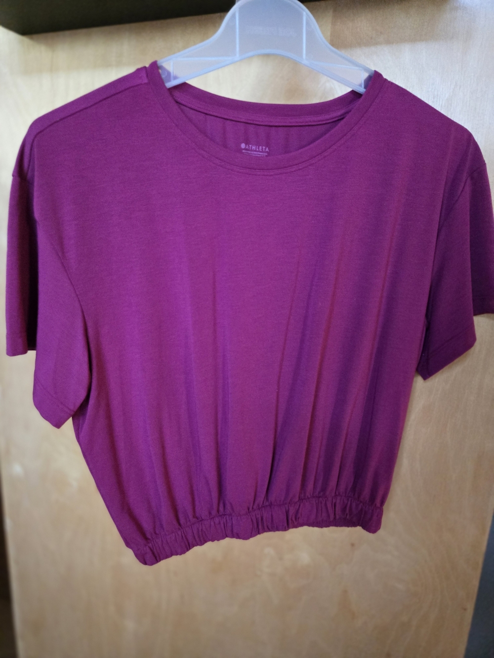 Athleta Elastic-Hem Cropped Tee